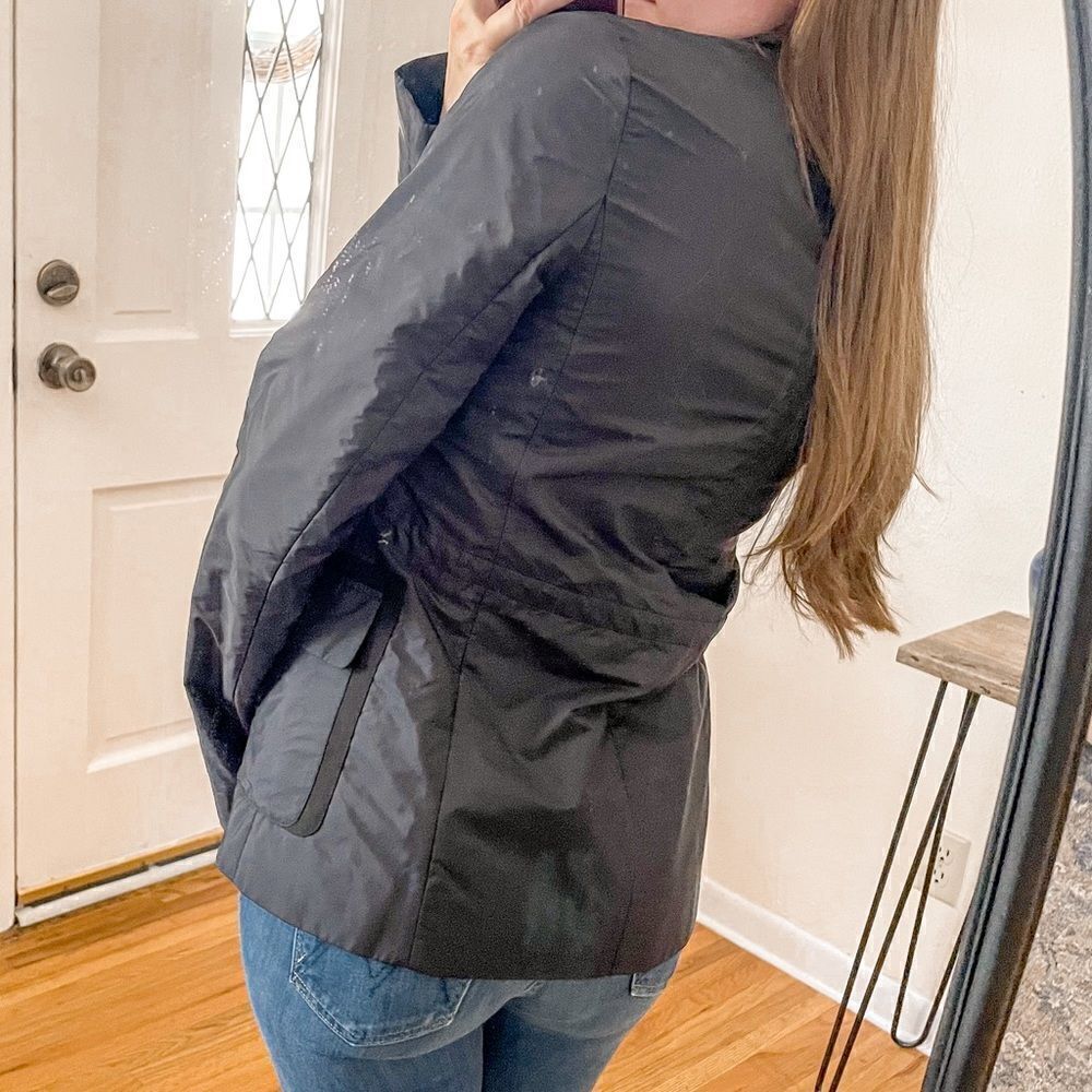 Jil Sander Nylon Blazer Jacket Black 40 - Picture 3 of 9